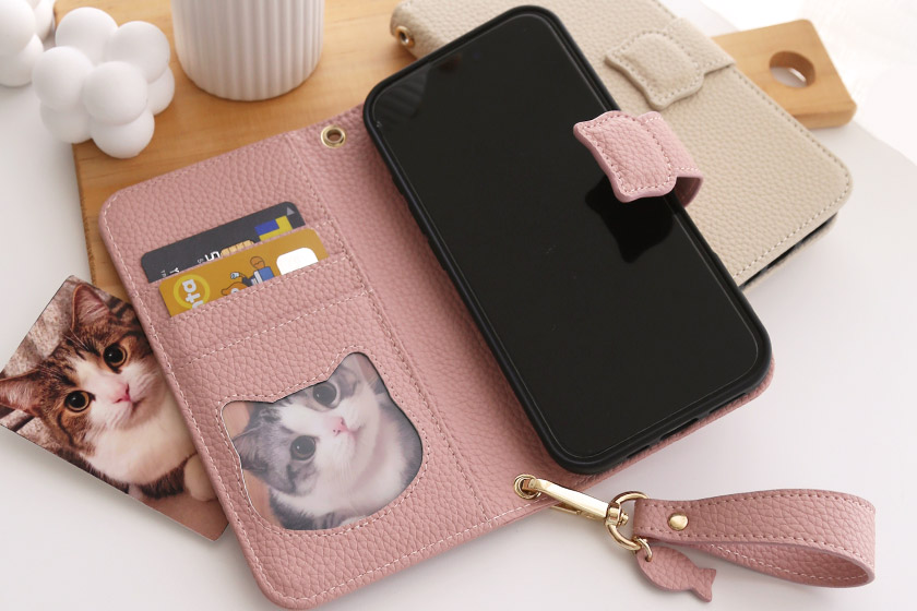 手帳型iPhoneケース【necoflip】